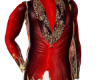 red black suit