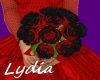 Lydia Bouquet Blk&Red