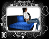 Ds. Blue Simple Sofa