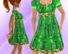 M.R. Emerald Angel Dress