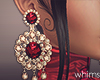Red Dragon Earrings
