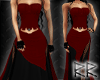 RR* Split Gown Red/Black