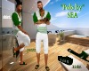 Polo by Sea GRN/W