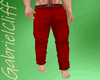 Striped Red Pants