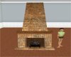 Stone fireplace V1