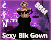 BBM Sexy Blk Gown