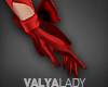 V| Red Bows Gloves