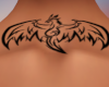 Phoenix Bird Neck tattoo