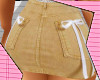 Teen Girl Kaki Bow Skirt