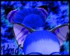 Blue Cheshire Cat Ears