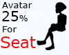 Avatar 25% Seat