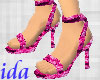 ida Pink Spiked Heels