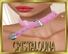 Pink love choker