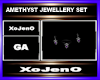 AMETHYST JEWELLERY SET