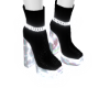 Black Stud Diamond Boot