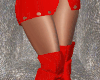 PVC POCKET BOOT SEXY RED