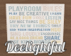 Playroom Pic & Sign