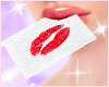 kiss notecard