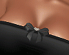 Giselle2Pc  Blk Bow Set