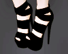 [C] Black Strap Heels