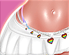 🌈Pride white skirt