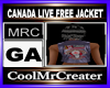 CANADA LIVE FREE JACKET