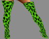 ! Leopard boots (green)
