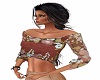 BrownBoho Crop/Gee