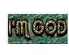 I'm God Sticker
