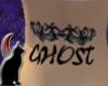 Ghost lower back tattoo