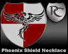 Phoenix Shield Necklace