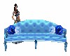 Blue couch w 12 poses