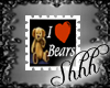 **I Love Bears Stamp