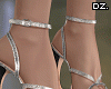 Ariana Silver Heels!
