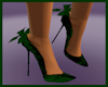 P0SH Green Heels