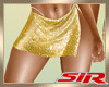 Skirt Gold Sexy