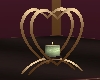 !L. Heart & Candle Stand