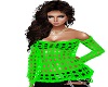 toxic green lace top