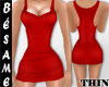 ~B~ACTIVE DRESS RED TH
