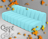 Wavy Powder Blue Sofa