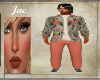 J~MEN CORAL FLORL JACKET