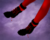 Schwarzs-Rot Schuhe