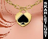 `Heart Necklace Spade