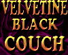 valvetine black couch