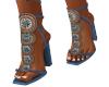 Boho Blue Sandals
