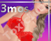 [T] 3 Mos Red Lingerie