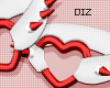 !!D Knee Spikes Red Fiah