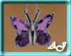 (AJ) Amethyst Butterfly