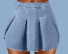 Kids Denim Pleated Skirt