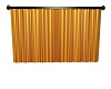 Gold drapes